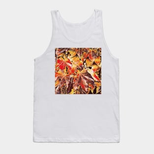 Vivid Autumn Leaves Tank Top